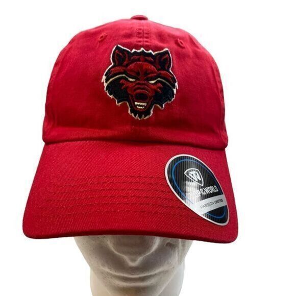 NWT Top Of The World Arkansas State Red Wolves Baseball Cap - Picture 1 of 7